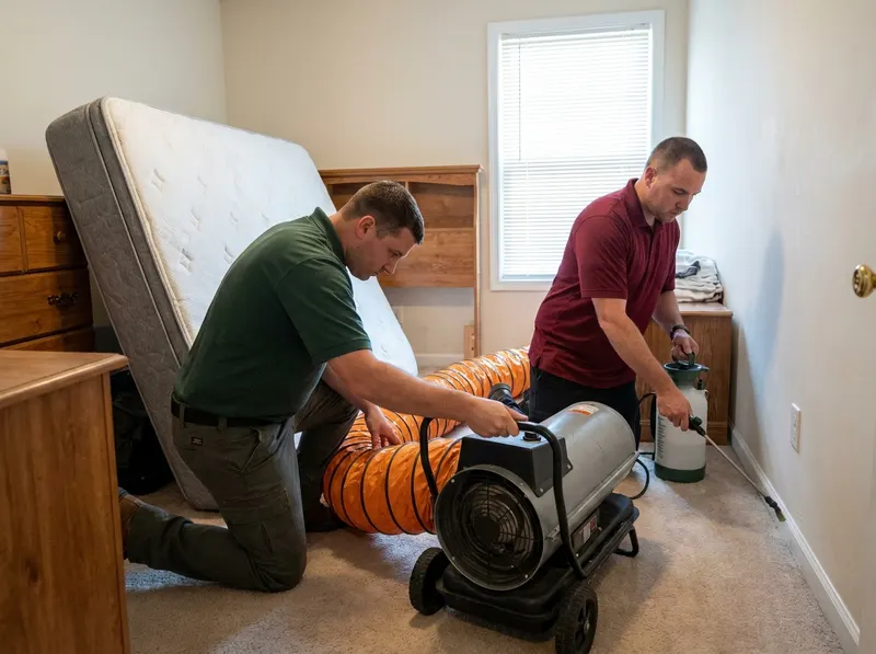 Bed Bug Thermal and Chemical Remediation in Fayetteville, NC