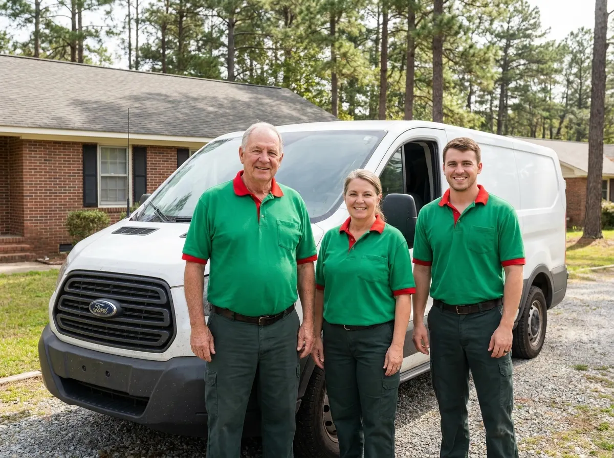 Praxeno Pest Solutions pest control service team in Fayetteville, NC