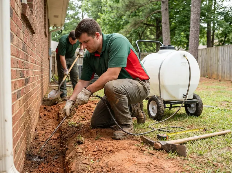 Termite Soil Trenching and Liquid Defense in Fayetteville, NC